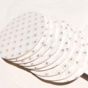 Recyclable Round Gravure Printing Paper Cushion Pad Food Grade