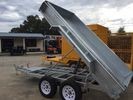 10x6 Hot Dipped Galvanized Hydraulic Tipper Trailer 2000Kg With Mudflaps