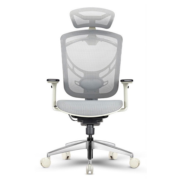 Buy Grey High Back Project Office Chairs Executive With Headrest at wholesale prices