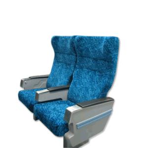China Cushioned Train Chair Seat Q235 SS Aluminum With Reclining Arrangement on sale