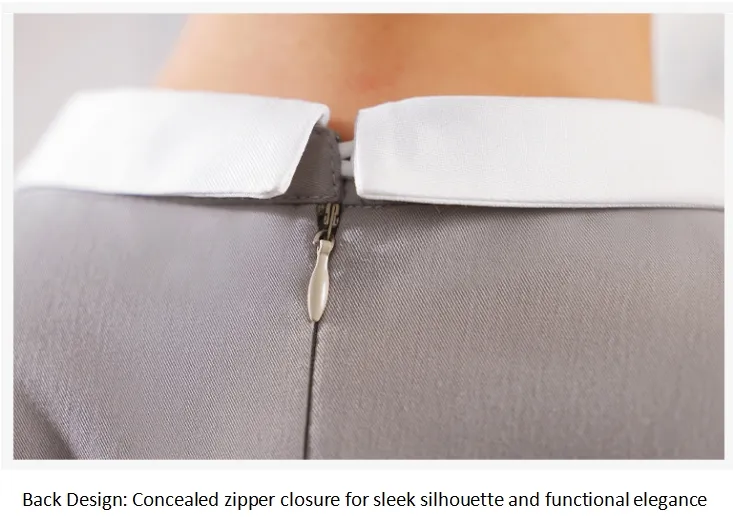 Breathable Long Sleeve Room Attendant Workwear with Stain-Resistant Fabric for 5-Star Hotels