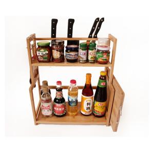 kitchen bamboo spice rack
