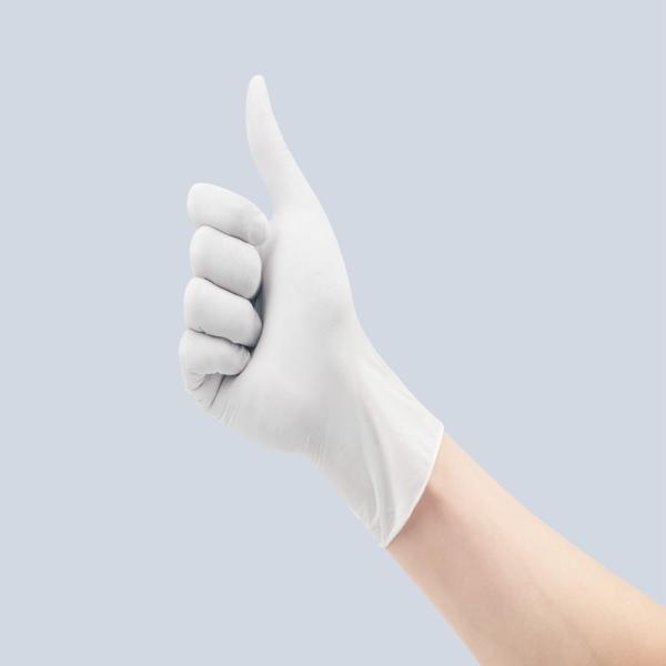 Buy Powder Free White Household Latex Gloves , Latex Examination Glove at wholesale prices