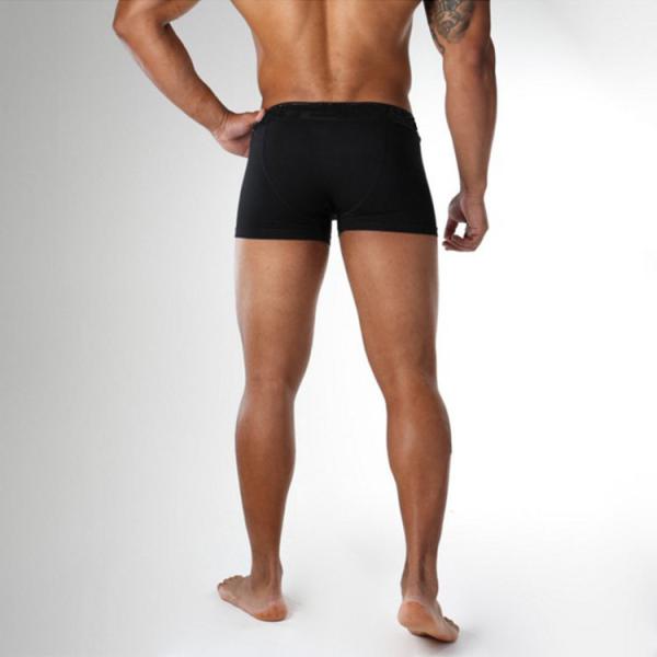 Custom High Quality Gym Briefs Boxers Men Mid Rise Two Tone Color Teen Boys Cotton Underwear