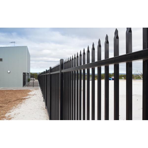 garrison fencing punched rails