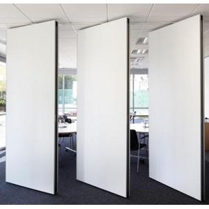 Soundproof Sliding Folding Room Partitions MDF + Aluminum Material