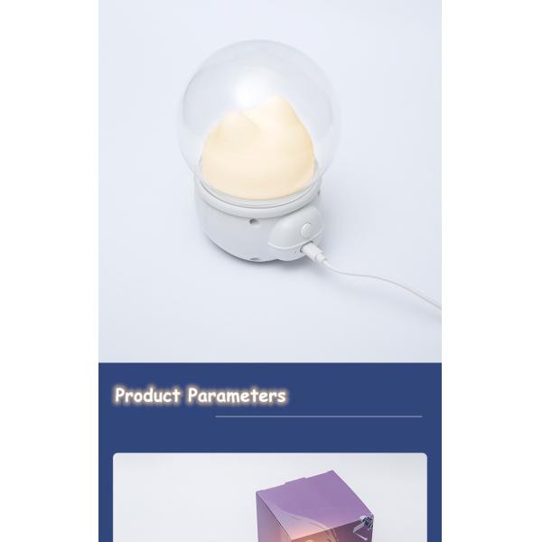 New Interstellar Pet Night light LED colorful atmosphere table lamp USB Rechargeable Bedside Night light for Children