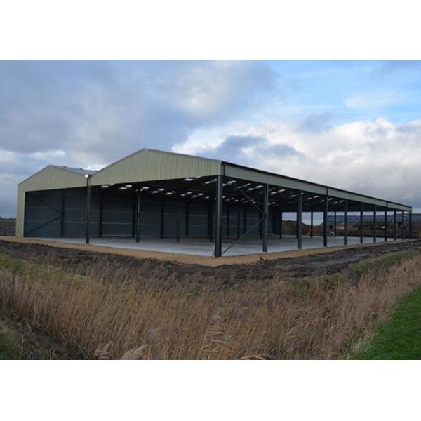 Sandwich Wall Panel Prefabricated Steel Structure Warehouse/Factory Double Span Steel Building