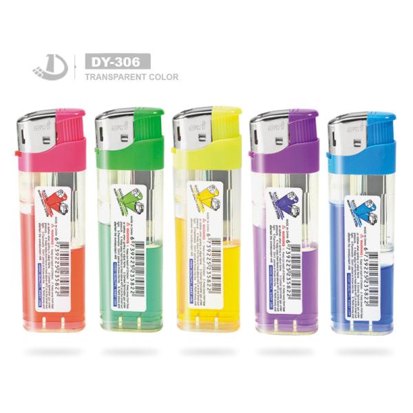 8.17*2.4*1.14CM Solid Color Shaodong Longfeng Plastic Gas Electronic Lighter Affordable