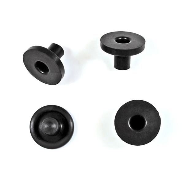 F.VMQ Silicone Rubber Stopper 60 Shore FKM Small Rubber Plugs