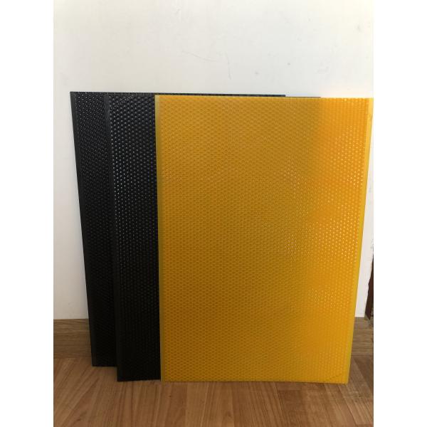 283mm Wide Plastic Foundation Sheet Bee Hive Kits Of Black And Yellow Color