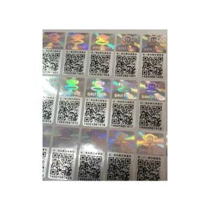 Quality Roll Packaging Type Adhesive Anti Fake Stickers with Customized Hidden Message OPENVOID for sale