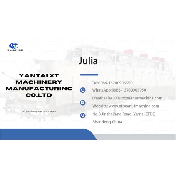 Stainless Steel Fully Auto Split Peanut Blancher Machine SUS304 for Blanching & Splitting Peanuts