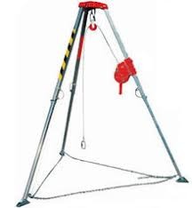 Earthquake Rescue Tripod Safety Equipment 16.5kg Weight