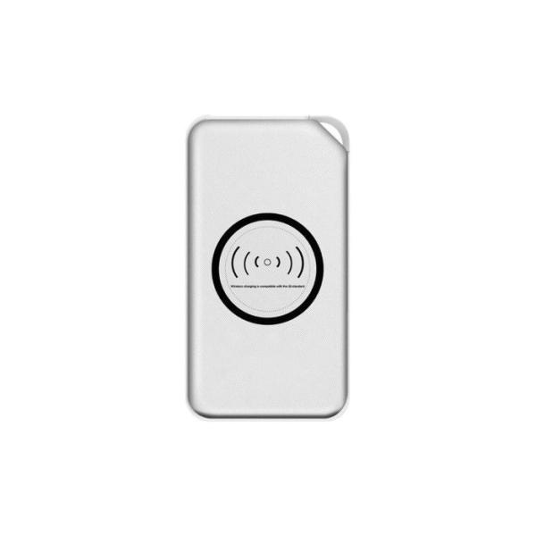 Buy 8000mAh Wireless Portable Charger , Slim Plastic Power Bank With Keychain Design at wholesale prices