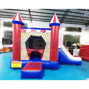 OEM Quadruple Stitching 18 OZ PVC Inflatable Bouncer Slide