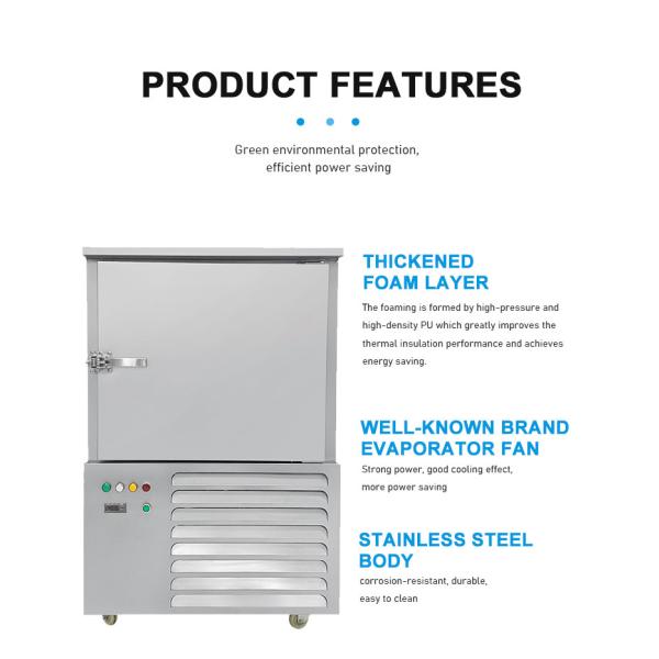 Stainless Steel Portable Cold Plate Freezer Stable Operation Rust Resistance