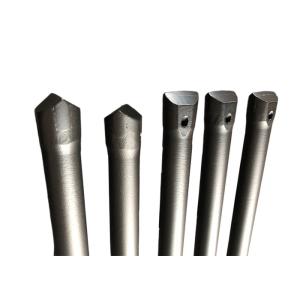 Long Black Integral Rod with Chisel Bit , rock drill tools