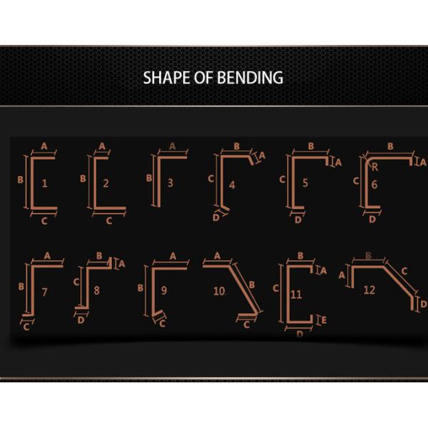 Antiwear Metal Corner Profile Brass Tile Edge Trim 10mm 20mm For Glass Partition 1