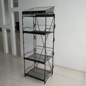 Bathroom Metal Shelf Display Rack Powder Coated Finish Surface Treatment