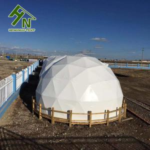 Waterproof 6m Diameter Geo Dome Tent For Living Camping