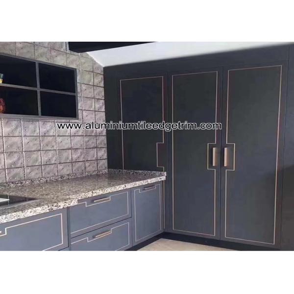 metal T profiles for cupboard door