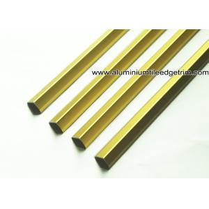10mm V10 Aluminum V Shaped Outer Corner Brace Matt Gold / Matt Yellow