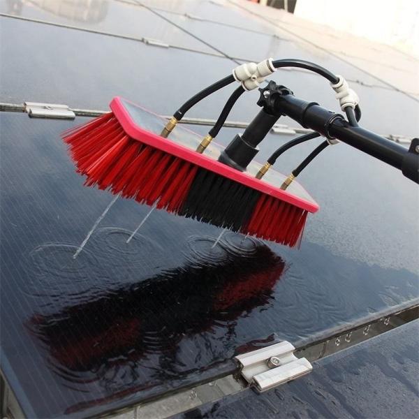 Nylon Telescopic Solar Panel Cleaner Module Cleaning Brush 12FT/18FT/20FT