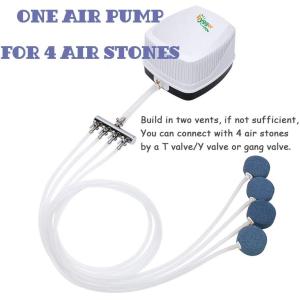 China 250GPH Fish Aquarium Air Pump For 600 Gallon Tan on sale