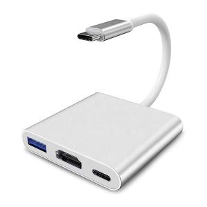 3 in 1 PD Charging 4K 1080P USB Type C OTG Docking Station Hub Adapter