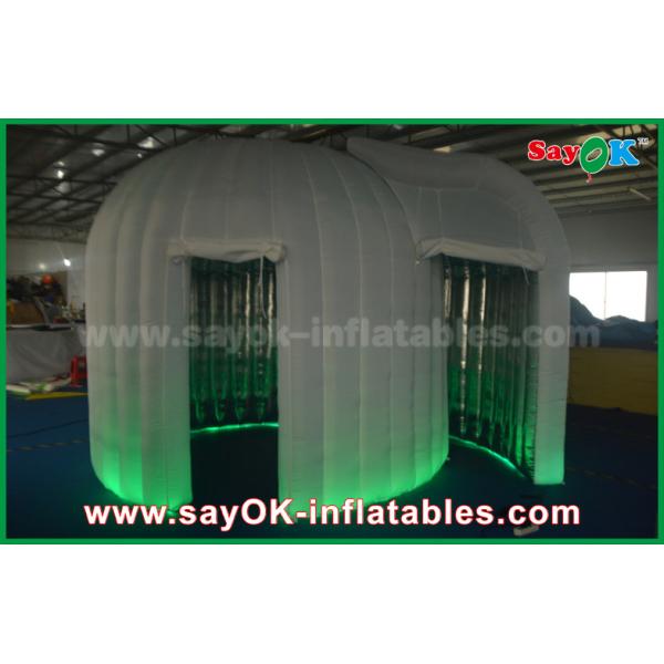 Advertising Booth Displays Wedding Led Spray Inflatable Booth For Sale , Two Years Warranty
