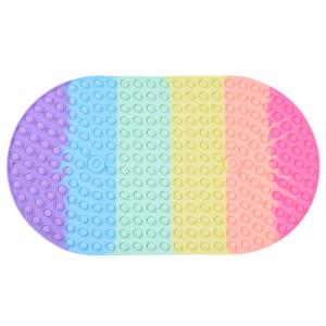 China Non Slip Silicone Bathtub Mat Multipurpose With Suction Cups on sale