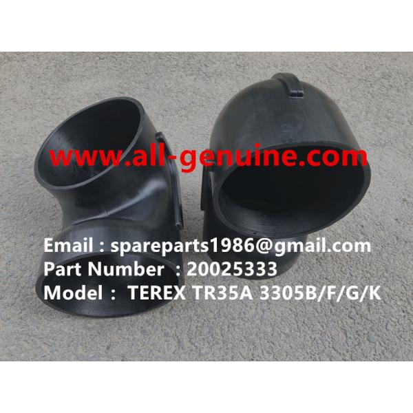 Buy TEREX 20025333 RUBBER ELBOW OFF HIGHWAY NHL DUMP TRUCK TR35 TR50 TR60 TR100 3305B 3305F 3303 3307 TR45 TR70 MT4400 at wholesale prices