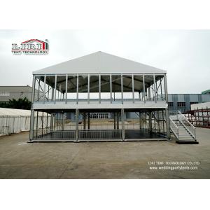Fire Proof Large Wedding Tents , Roof Cube Tent Aluminum Frame