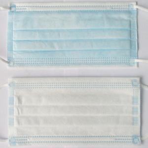 EN14683 Earloop Meltblown Cloth Medical Surgical Masks Disposable