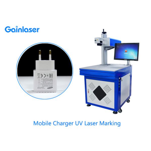 Buy 5W UV Laser Marking Plastic , Glass , Brass , Copper , Jewelry , Metal at wholesale prices