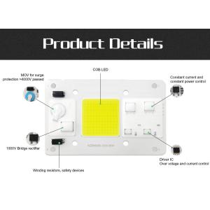 110V Solderless High Power Cob Led 80W High Luminous Efficiency