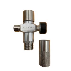 18/8 Cartridge Shell Aluminum Nitrogen Mini Regulator 0-60PSI Gauge