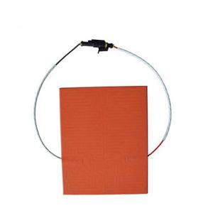 220V Square Electric Silicone Rubber Heating Pad With Etching Film