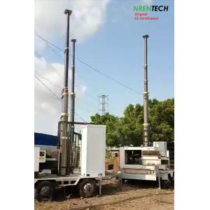 15m heavy duty pneumatic telescopic mast for antenna towers 300kg payloads-