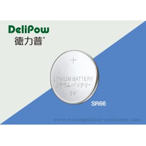 Customized SR66 Coin Cell Batteries , Rechargeable Button Cell Batteries