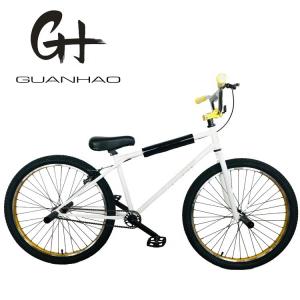 Quality Customized Logo 26 inch BMX Bike with Hi-Ten Steel Frame and 25T Small Chainring for sale