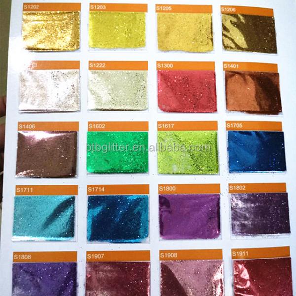 Polyester Solvent Resistant Glitter for Other Holiday Supplies in a Colorful Assortment of Colors
