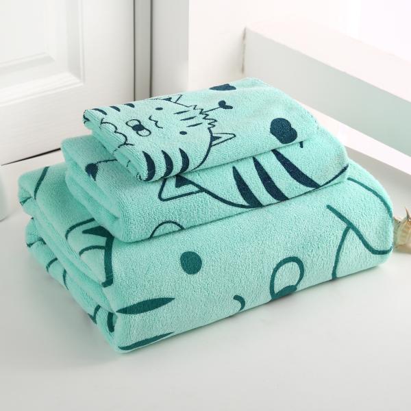 High Praised Cotton Bath Towel Set with Thick Absorbent Design and T/T Payment Term