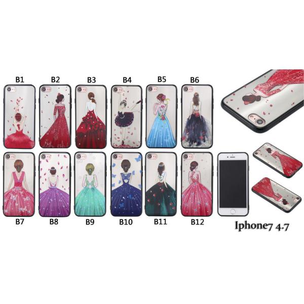 Buy iPhone Leather Varnished Embossed Protective Case with Goddess at wholesale prices