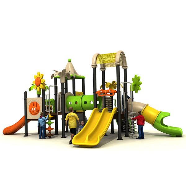 Buy Galvanized Pipe Kids Playground Slide 19036 Plastic Outdoor Equipment at wholesale prices