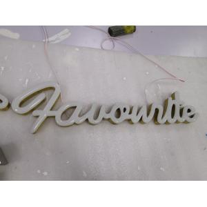 Waterproof Acrylic Neon Channel Letter Signs Durable For Office