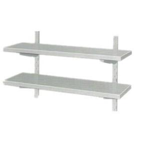 Polished Wall Mounted Stainless Steel Shelves Units Commercial Catering
