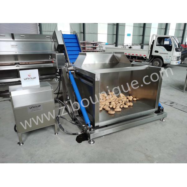 240 KG Stainless Steel Box Crate Bin Dumper for Smooth Fruit and Vegetable Unloading