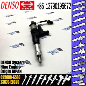 China Common rail fuel injector 095000-6581, 095000-6582, 095000-6583 for HINO J08E 330PS 23670-E0320, on sale